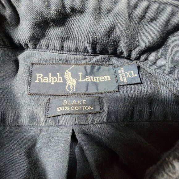Ralph Lauren Blake Faded Blue Button Down Shirt Red Pony  Blake Mens Size XL - Picture 7 of 13